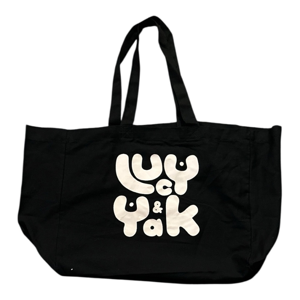 NWT Lucy & Yak Black and Cream Tote Bag